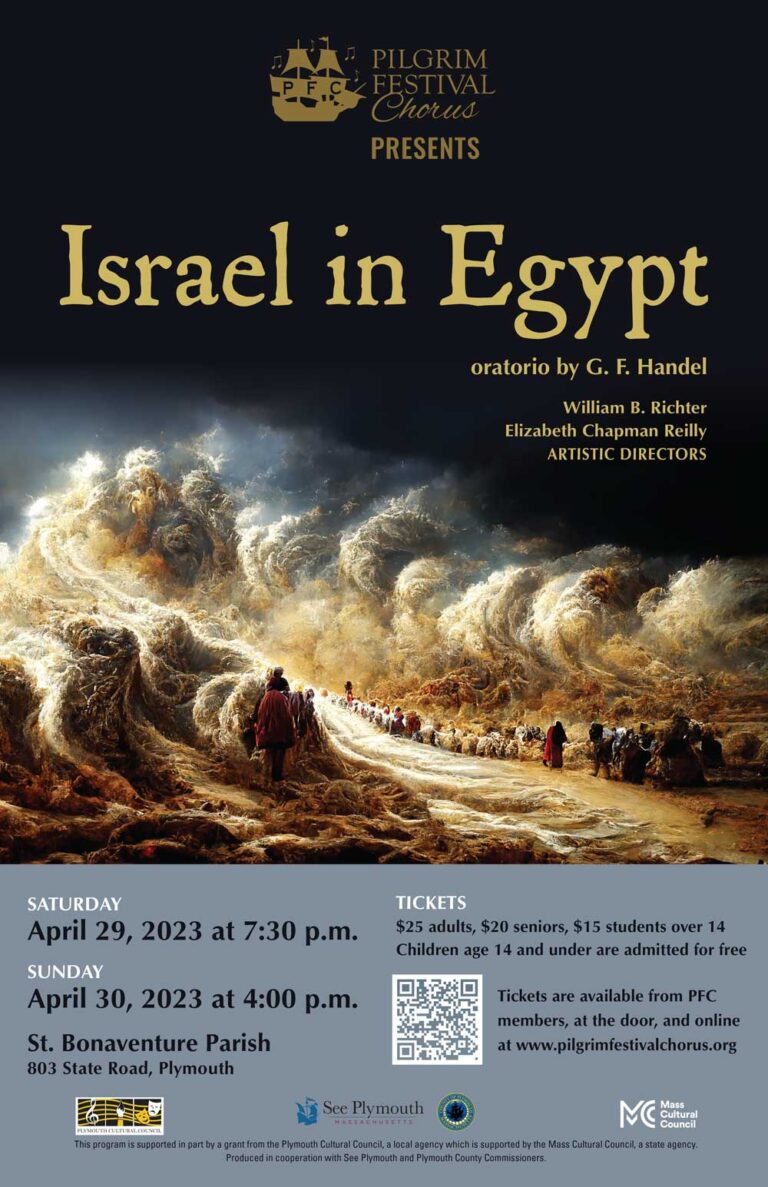 PFC SPRING CONCERT – Handel’s “Israel in Egypt” – Pilgrim Festival Chorus